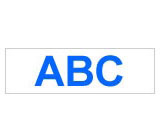Brother Gloss Non-Laminated Labelling Tape - 18mm, Blue/White (TZ-N243)